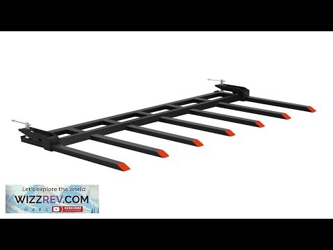 VEVOR 68.5" Clamp on Debris Forks for Buckets 7 Fork Tines 4560lbs