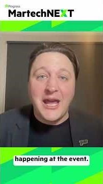 Join Juan Mendoza at Progress MartechNEXT!