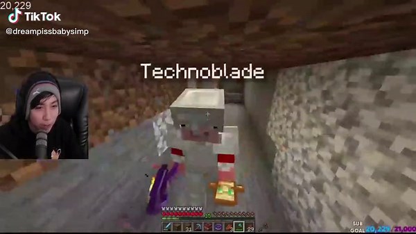 TECNOBLADE NEVER DIES #technoblade #quackity #fundy #ranboo #pvp #dreamsmp #fyp