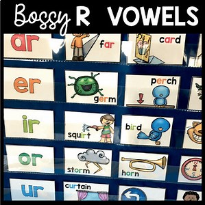 Bossy R - Kindergarten and First Grade Phonics Center - R-Controlled Vowels