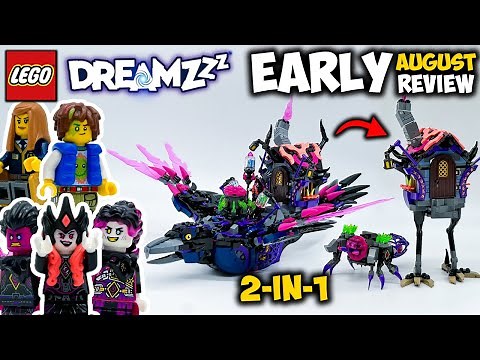 The Never Witch's Midnight Raven EARLY Review! *BOTH BUILDS* | LEGO Dreamzzz Set 71478