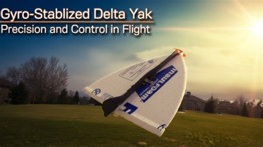 Delta yak with gyro stabilization – smooth and controlled flight