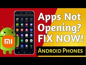 App Not Opening on Redmi Phones | Fix App Not Working, Crashing or Not Responding Problem