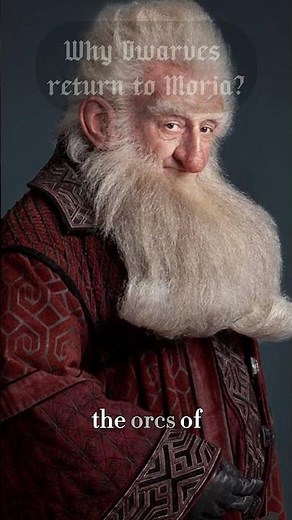 Why did the Dwarves return to Moria? #LOTR #Middleearth #Tolkien #History #Shorts