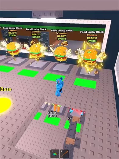 COMPRÉ LUCKY BLOCKS de COMIDA en STEAL A BRAINROT