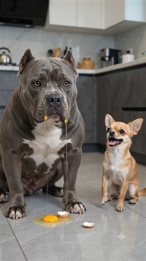 chihuahua and bully dog funny video 😅😂 |chihuahua more fun than bully dog|#dog #funny #shorts