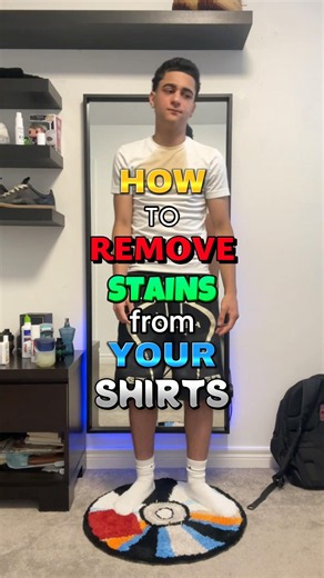 How to remove stains from your shirts/clothes #clothes #fashion #ariyanfs #fashiontips #tutorial