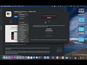 Health Auto Export JSON+CSV App [MAC] Basic Overview - Mac App Store