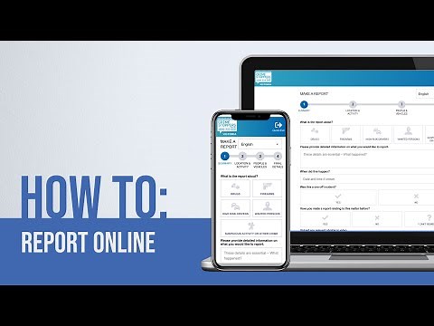 How to Report Online to Crime Stoppers Victoria