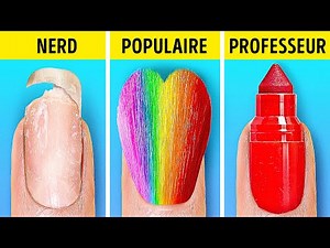 NERD VS POPULAIRE VS PROFESSEUR || Types d'étudiants à l'école! Situations drôles par 123 GO!