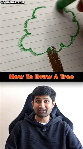 Draw a Tree Like a PRO 🌳✏️ | Easy Step-by-Step Tutorial!