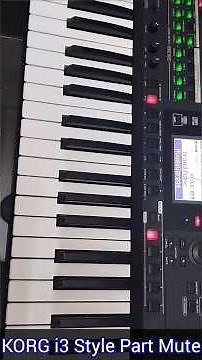 Korg i3 Style Part Mute Demo