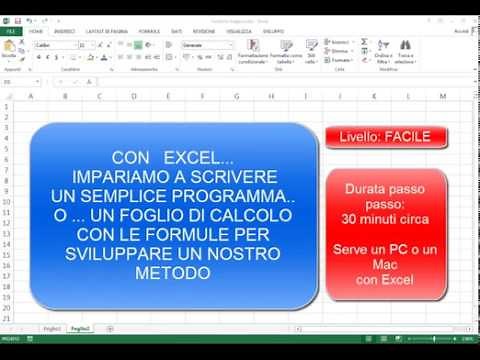 VI INSEGNO COME PROGRAMMARE un metodo LOTTO, come scrivere un metodo con EXCEL vba. Programmazione.