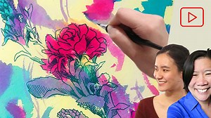 Dip Pens & Liquid Watercolor Drawing Techniques · Art Prof