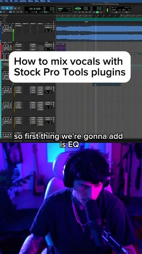raygarrison on Instagram: "Here’s where to start when it comes to mixing vocals with stock Pro Tools plugins only. It’s more about the process and order of things than the plugins itself. Let me know in the comments what you guys would like to see next! #musicproducer #protools #vocals #mixing #tutorial If you would like early access to my 1 on 1 mentorship program DM me the word “ACADEMY”"