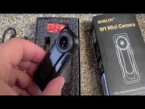 Boblov W1 Mini Camera Unboxing and Review