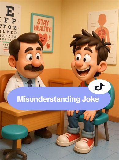 Doctor and patient misunderstanding going wrong. #jokes #funnystory #hilarious #fyp #viraltok