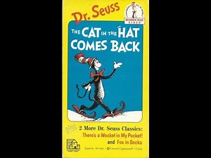Dr. Seuss Beginner Book Video: The Cat in the Hat Comes Back (1989) VHS