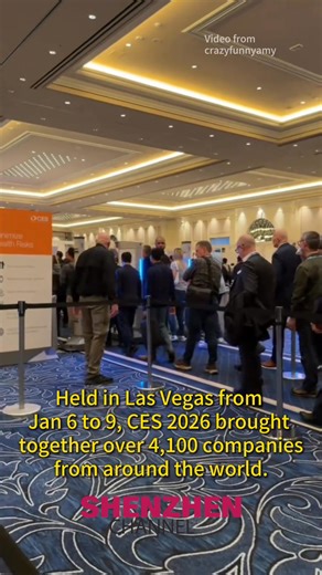 Shenzhen tech takes the spotlight at #CES2026 🤖 Shenzhen-based robotics company EngineAI (众擎) showcased its new humanoid robot T800 at CES 2026 in Las Vegas, U.S., performing remarkably lifelike warm-up movements. With 350 Shenzhen companies on display, innovation from China is making waves on the global stage. #technology #tech #robotics #shenzhen #China | ShenzhenStory