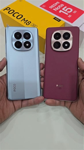 Redmi Note 15 SE 5G vs Poco M8 5G - Rv Comparison