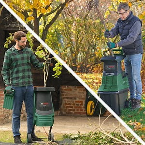 4.3K views · 16 reactions | Choosing a garden shredder?  The AXT Rapid 2000 handles twigs and branches up to 35 mm—perfect for smaller gardens.  For bigger jobs, the AXT 25 TC, with its powerful motor and Turbine-Cut technology, is ideal for larger gardens.  Which shredder will you pick this autumn?  | Bosch DIY and Garden | Facebook