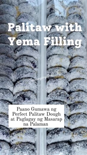Step-by-step tutorial: Paano gumawa ng perfect na palitaw dough at lagyan ng masarap na palaman! | Jes Taringting - Lipata
