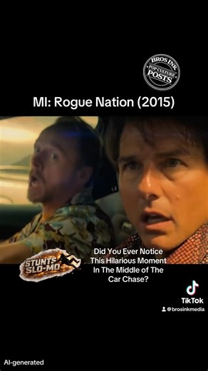 Hilarious Moment in a Chase Scene From Mission Impossible Rogue Nation