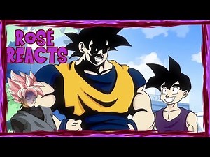 Rosé Goku Black Reacts to Goku vs. All Might RAP BATTLE!
