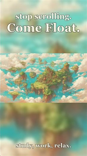 Sunset Floating Island – 1 Hour Lofi Beats for Study & Work #Shorts