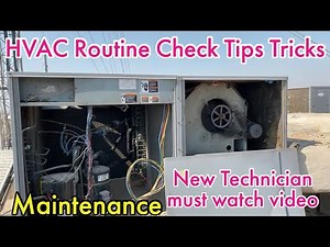 how to do maintenance on Package Unit maintenance How to blower belt very useful information By ASR