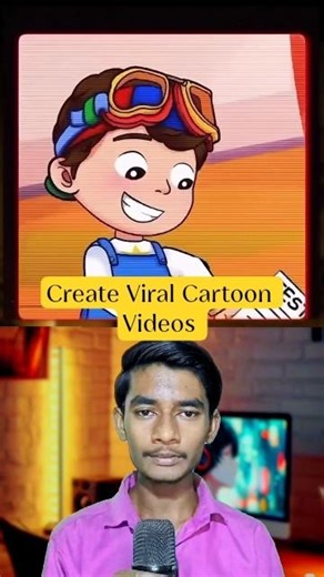 Create Viral Animated Cartoon Videos With Ai | #aivideo #shorts