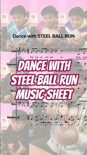 Dance with STEEL BALL RUN Music Sheet