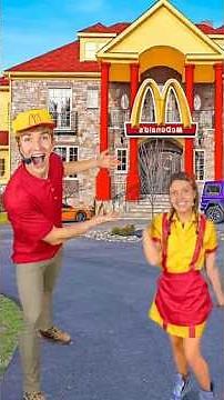 I Opened a Real McDonalds in my NEW HOUSE!!