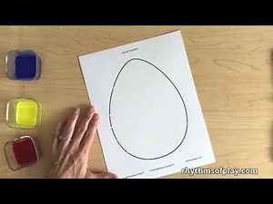 Watercolor Surprise Easter Egg Art Video