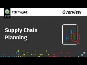 Increase resilience and optimize operations with CCH® Tagetik Supply Chain Planning