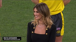 1.1M views · 14K reactions | Still thinking about Delta Goodrem's performance from Friday night...  | AFL | Facebook