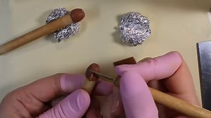 Miniature cups and saucers. 1:12 scale. Polymer clay. Tutorial. DIY. For the manufacture of cups and saucers, I use polymer clay Fimo and Cernit. In order to prevent products from deforming during baking, I use wooden substrates. I use dry pastel to tint cookies. I use sandpaper to grind. White cream is a mixture of Sculpey liquid polymer clay and dry pastel. Glue for gluing cookies and cups - Sculpey liquid polymer clay. | Sweetminidollhouse