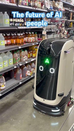Robot invasion at Walmart (sort of)