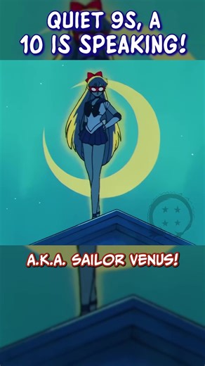 A person who goes around claiming to be a 10 is more likely a 7 #sailormoon #parody #abridged