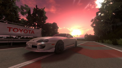 【Initial Unity】日落疾行 新版Supra以及天空盒演示