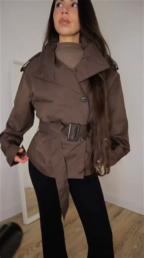 Styling Crop Trench Coat #trenchcoat #outfitideas