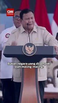 Prabowo Berapi-api Pidato soal Perjuangan di Hari Buruh