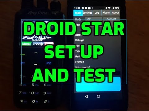 Droidstar -SetUp and Test