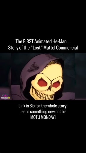 LINK IN COMMENTS … He-Man and the Masters of the Universe made its first animated appearance in a Mattel commercial a year before Filmation’s animated series began! Mind. Blown. The year was 1982, and Mattel was looking to boost sales of its He-Man figures and beloved, Castle Grayskull playset. They called on Filmation to create this initial animation, which would pave the way for the animated He-Man and the Masters of the Universe series in 1983. This commercial stars He-Man, Teela, Man-At-Arms