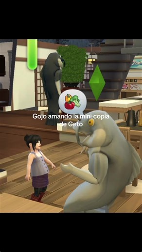 Preferencias de hijos de Gojo y Geto en los Sims 4