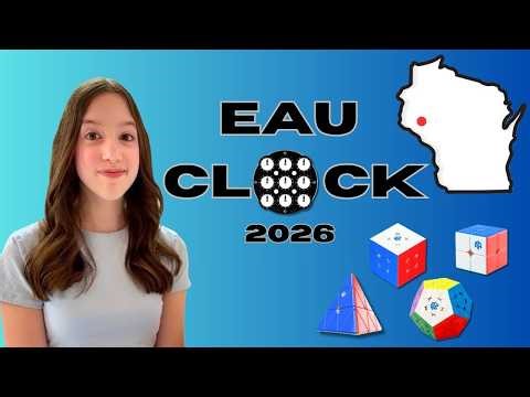 Eau Clock Wisconsin 2026 | Organizing a CUBING COMPETITION
