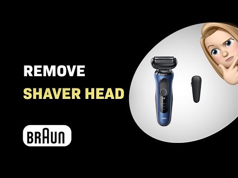"How to Remove the Shaver Head on Braun Series 6 60-B1000s Razor"
