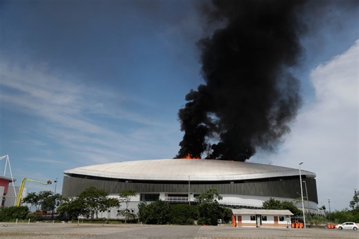 Fire breaks out at Rio de Janeiro Olympic Park; no injuries reported