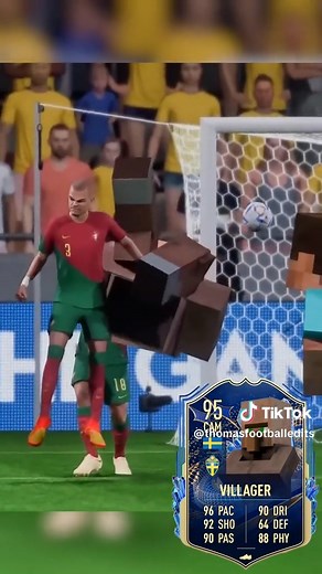 Minecraft x Fifa is a dream! credit: @thomasfootballedits | Gfinity FIFA