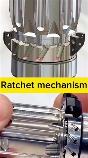How a Ratchet Mechanism Works – Mind-Blowing Engineering! #shorts